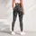 Monochrome Reptile Scale Mosaic For Women's Edgy Streetwear And Evening Event Looks Leggings - 4
