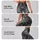 Monochrome Reptile Scale Mosaic For Women's Edgy Streetwear And Evening Event Looks Leggings - 2