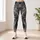 Monochrome Reptile Scale Mosaic For Women's Edgy Streetwear And Evening Event Looks Leggings - 6