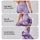 Whimsical Lavender Snowman Snowflake Cozy Winter Holiday Everyday Outfit For Women Leggings - 2