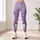 Whimsical Lavender Snowman Snowflake Cozy Winter Holiday Everyday Outfit For Women Leggings - 6