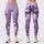 Whimsical Lavender Snowman Snowflake Cozy Winter Holiday Everyday Outfit For Women Leggings - 1