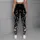 Gothic Skeleton Hand And Skull Bones For Dark Academia Alt Streetwear Outfit Style Leggings - 5