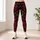 Crimson Rose Garden On Black For Romantic Boutique Style And Night Out Looks For Women Leggings - 6