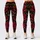 Crimson Rose Garden On Black For Romantic Boutique Style And Night Out Looks For Women Leggings - 1