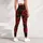 Crimson Rose Garden On Black For Romantic Boutique Style And Night Out Looks For Women Leggings - 4