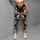 Christmas Husky Santa Hat Snowflakes With Holly Bells For Festive Winter Outfits Leggings - 4