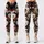 Christmas Husky Santa Hat Snowflakes With Holly Bells For Festive Winter Outfits Leggings - 1