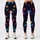 Glowing Christmas String Lights On Midnight Navy For Festive Holiday Party Outfits Leggings - 1