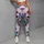 Rainbow Unicorn With Sunglasses And Stars For Festival Yoga Party Style Women Girls Leggings - 4
