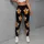 Retro Turkey Faces With White Sunglasses For Thanksgiving Parties And Fall Outfits Leggings - 4