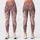 Noble Nordic Wolf Rune Knotwork In Dusty Mauve For Yoga Travel Retreats And Boho Women Leggings - 1