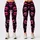 Hot Pink Skull Halloween Goth Party Outfit For Women Spooky Fitness And Festival Wear Leggings - 1
