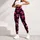 Hot Pink Skull Halloween Goth Party Outfit For Women Spooky Fitness And Festival Wear Leggings - 5