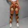 Cute Ghosts In Witch Hats Halloween Party Costume Outfit For Women Spooky Fall Wear Leggings - 4