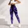 Glowing Purple Butterfly Aurora For Yoga, Dance And Women's Mystical Night Style Leggings - 6