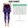 Glowing Purple Butterfly Aurora For Yoga, Dance And Women's Mystical Night Style Leggings - 3