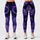 Glowing Purple Butterfly Aurora For Yoga, Dance And Women's Mystical Night Style Leggings - 1