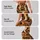 Retro Earth Tone Flowing Curves For Everyday Yoga Studio And Casual Wear For Women Leggings - 2