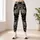 Gothic Skull Rose Skeleton Hand Halloween Outfit for Dark Romantic Streetwear Style Leggings - 6