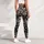 Gothic Skull Rose Skeleton Hand Halloween Outfit for Dark Romantic Streetwear Style Leggings - 4
