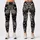Gothic Skull Rose Skeleton Hand Halloween Outfit for Dark Romantic Streetwear Style Leggings - 1