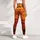 Black Cats Bats And Amber Moon Haunted Forest For Halloween Gothic Autumn Night Wear Leggings - 4