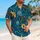 Retro Game Controllers and Tropical Leaves for Beach Vacation Gamers and Summer Travel Hawaiian Shirt - 6
