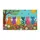 Seven Smiling Cats Garden Flowers - Home Decor Gift for Cat Lover Doormat - 3