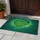 Sparkling Good Luck Clover Heart - Home Decor Gift Doormat - 5
