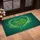 Sparkling Good Luck Clover Heart - Home Decor Gift Doormat - 4