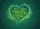 Sparkling Good Luck Clover Heart - Home Decor Gift Doormat - 7