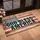 God Bless America Flag Heart - Farmhouse Home Decor for Veterans Doormat - 4