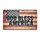 God Bless America Flag Heart - Farmhouse Home Decor for Veterans Doormat - 3