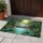 Tropical Waterfall Palm Trees Jungle Landscape - Nature Lover Gift Doormat - 5