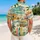 Aloha Beach Palms, Surf Wagon And Lifeguard Hut For Tropical Resort Getaways Travel Hawaiian Shirt - 2