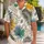 Tropical Palm Leaf Botanical Resort Style For Beach Vacations And Summer Parties Men Hawaiian Shirt - 1