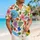 Retro Tropical Flowers And Monstera Blooms For Beach Vacations And Summer Parties Hawaiian Shirt - 6