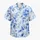 Indigo Blue Tropical Florals For Resort Vacations And Coastal Getaways For Women Hawaiian Shirt - 7