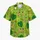 Cute Green Bow Tie Frogs Tropical Leaves for Beach Parties, Summer Getaways, and Frog Lovers Hawaiian Shirt - 7