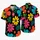Retro Tropical Flower Blooms For Beach Vacations And Summer Party Outfits For Men Hawaiian Shirt - 5