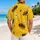 Tropical Honeybee And Honeycomb Plumeria Island Festival Style For Women And Men Hawaiian Shirt - 2