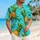 Golden Pineapple Tropical Leaves For Beach Vacations And Resort Parties Unisex Style Hawaiian Shirt - 6