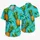 Golden Pineapple Tropical Leaves For Beach Vacations And Resort Parties Unisex Style Hawaiian Shirt - 5