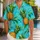 Golden Pineapple Tropical Leaves For Beach Vacations And Resort Parties Unisex Style Hawaiian Shirt - 1