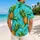Golden Pineapple Tropical Leaves For Beach Vacations And Resort Parties Unisex Style Hawaiian Shirt - 2