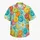 Colorful Cereal Rings Tropical Fruit Plumeria For Beach Parties And Vacation Style Hawaiian Shirt - 7