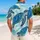 Sea Turtle Ocean Wave Motifs For Beach Travel And Relaxed Coastal Summer Getaways Hawaiian Shirt - 2