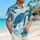 Sea Turtle Ocean Wave Motifs For Beach Travel And Relaxed Coastal Summer Getaways Hawaiian Shirt - 6