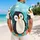 Cheerful Tropical Penguin In Lagoon For Beach Parties And Island Vacation Lovers Hawaiian Shirt - 2